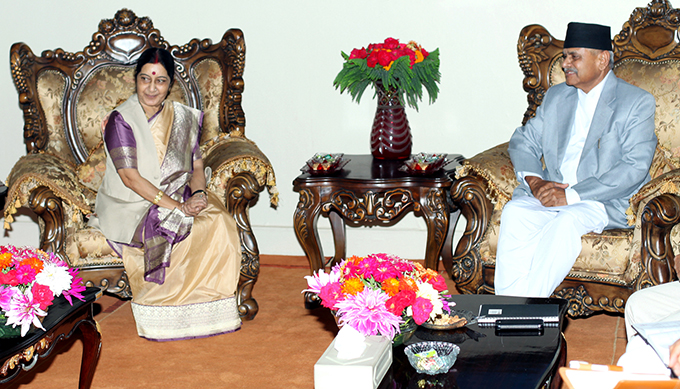 Indian Foreign Minister Meets President