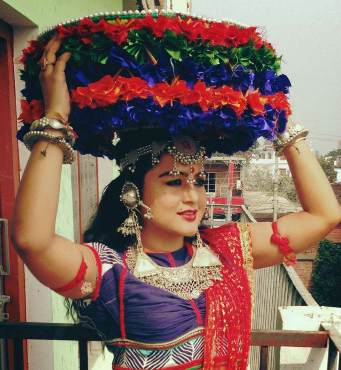 Rekha Thap in Tharu Dress-1