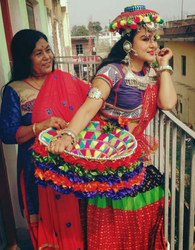 Rekha Thap in Tharu Dress-4