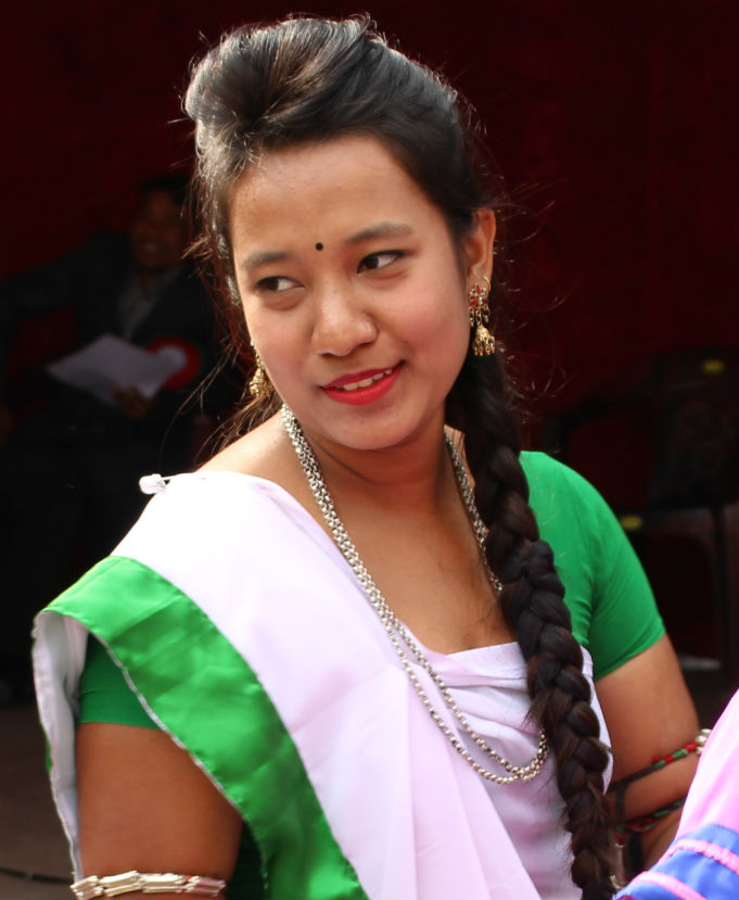 Tharu woman celebrate Sama Chakewa in kathmandu 05