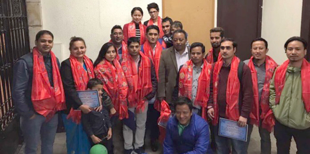 एनआरएन स्पेनको क्षेत्रीय समिति पाइसभास्को बिल्बाउको अध्यक्षमा चौधरी