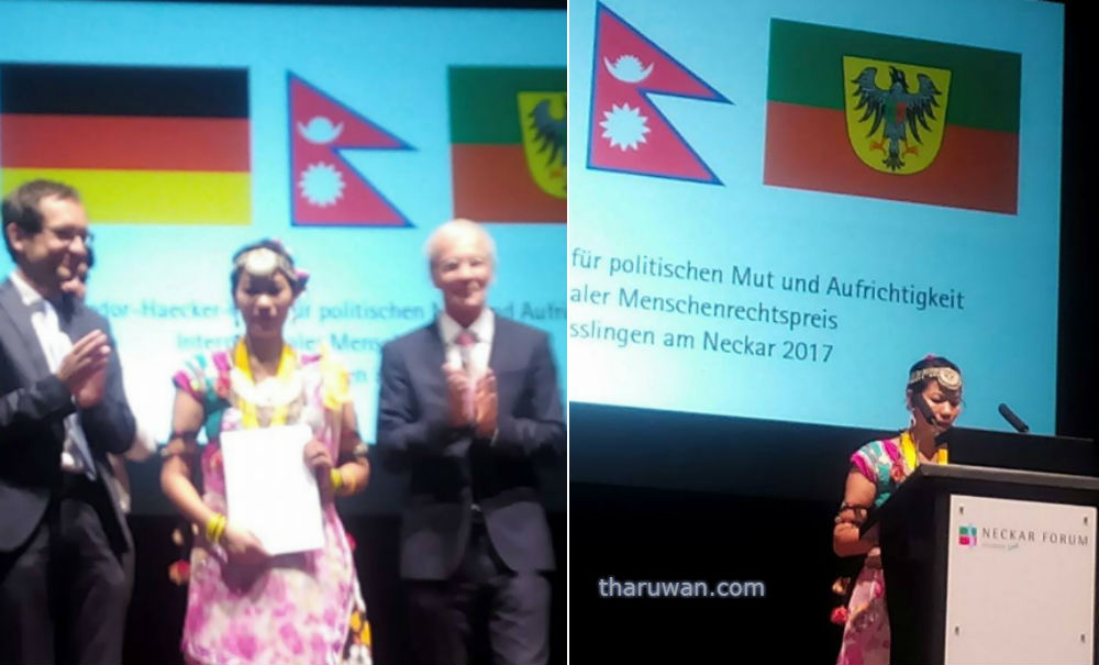 कमलरी अभियन्ता उर्मिला चौधरी अन्तर्राष्ट्रिय अवार्डबाट सम्मानित