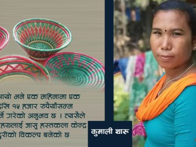 हस्तकलाले फेरिएको कुमालीको जीवन  थप सामग्री