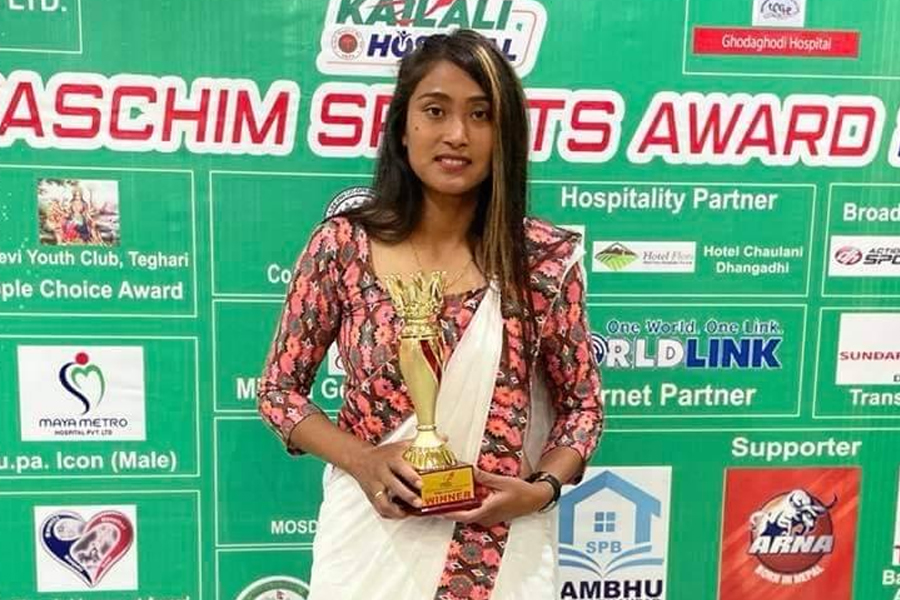 सरस्वती चौधरी वर्षको लोकप्रिय खेलाडी घोषित