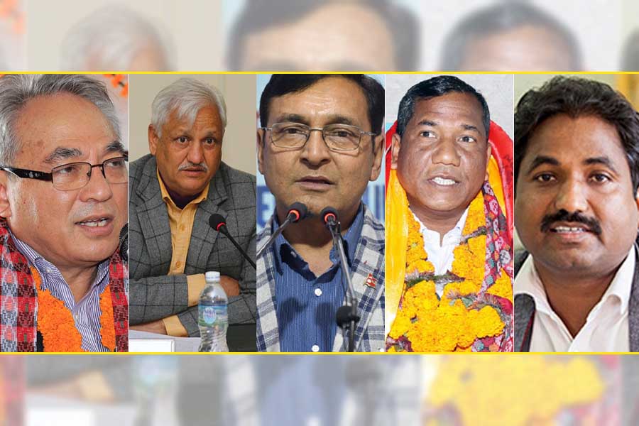 माओवादी केन्द्र खारेजको माग गर्दै गौरीशंकर चौधरीसहितका नेताले दिए निवेदन