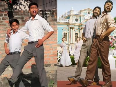 ‘आरआरआर’ फिल्मको गीतमा कभर डान्स बनाएर भाइरल बनेका थारु दाजुभाइ