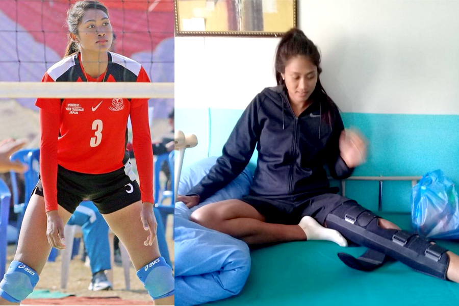 भलिबलकी स्पाइकर सरस्वती चौधरीलाई के भएको हो?