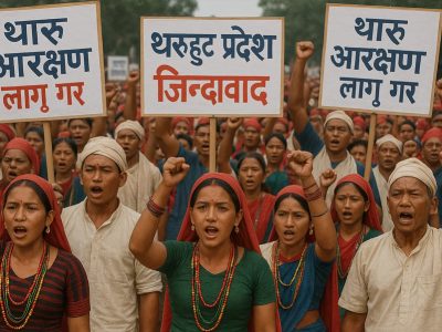 निजामती विधेयकमा थारूलाई ९ प्रतिशत र थारू महिलालाई ६.६ प्रतिशत आरक्षण सुनिश्चित