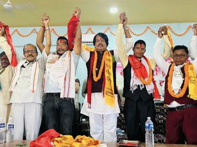 नाउपाबाट उम्मेदवार बनेका धनिराम चौधरी जनमतमा प्रवेश, रुपन्देही-३ मा उठ्ने