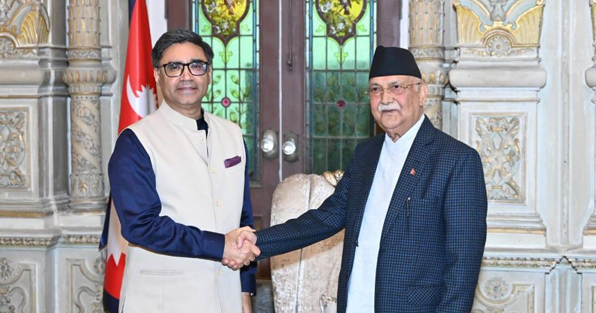 भारतीय विदेश सचिव नेपाल भ्रमणमा, प्रधानमन्त्री ओलीलाई औपचारिक निम्ता