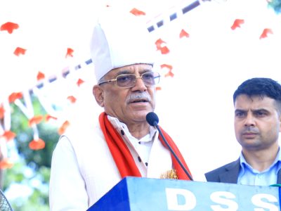 थारू बाहुल्य नवलपुर क्षेत्रलाई स्वायत्तः क्षेत्र घोषणा गर्नुपर्छ : प्रचण्ड