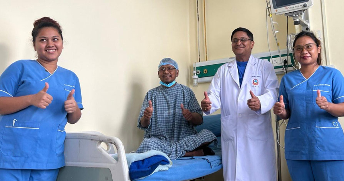 नउपा सांसद लक्ष्मणकिशोर चौधरीको तेस्रोपटक मिर्गाैला प्रत्यारोपण