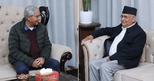 ओलीले अहिलेकै अवस्थामा निर्वाचन सम्भव छैन भनेपछि देउवाले भने- खै सरकारले गराएरै छाड्छु भन्छ