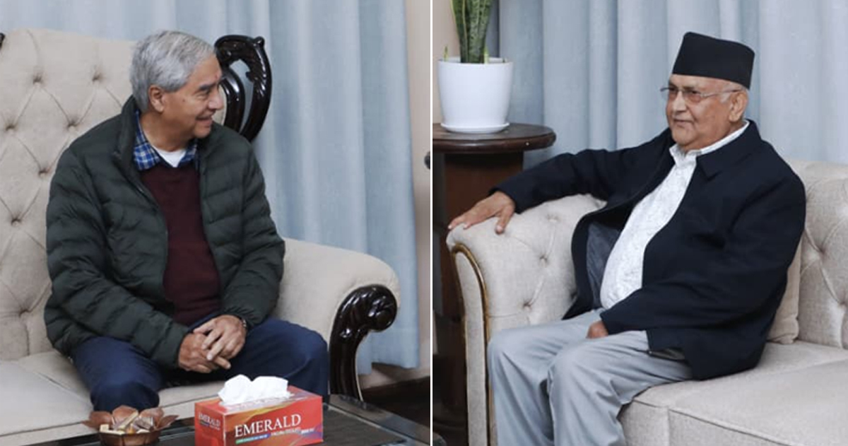 ओलीले अहिलेकै अवस्थामा निर्वाचन सम्भव छैन भनेपछि देउवाले भने- खै सरकारले गराएरै छाड्छु भन्छ