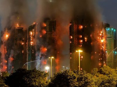 हङकङको आगलागीले चीनको शहरी योजनामाथि उठाएको प्रश्न