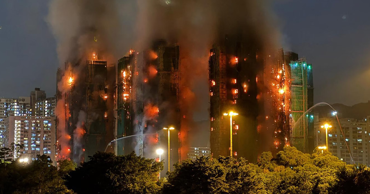 हङकङको आगलागीले चीनको शहरी योजनामाथि उठाएको प्रश्न