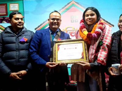 पाइलट टीका चौधरी सम्मानित