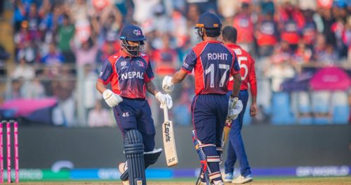 रोमाञ्चक खेलमा नेपाल इङ्ल्यान्डसँग ४ रनले पराजित