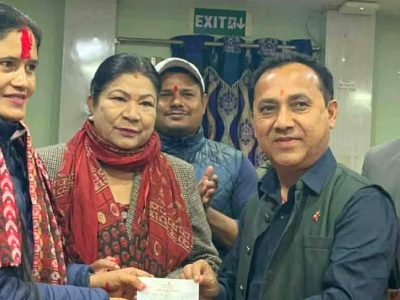 रास्वपा कर्णाली संस्थापक महामन्त्री विकसहित दर्जनौँ नेता कार्यकर्ता कांग्रेसमा प्रवेश