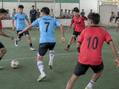 ललितपुरमा चौथो सिजनाको थारू फुटसल प्रतियोगिता हुँदै