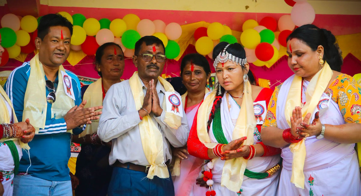 महिला संस्कृति संरक्षण समितिले सुनसरीमा मनायो जितिया पर्व