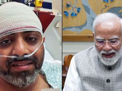 भारतीय प्रधानमन्त्री मोदीसँग पाइलट स्मितले भने- म ती मानिसहरूलाई मर्न दिन सक्दिनँथे
