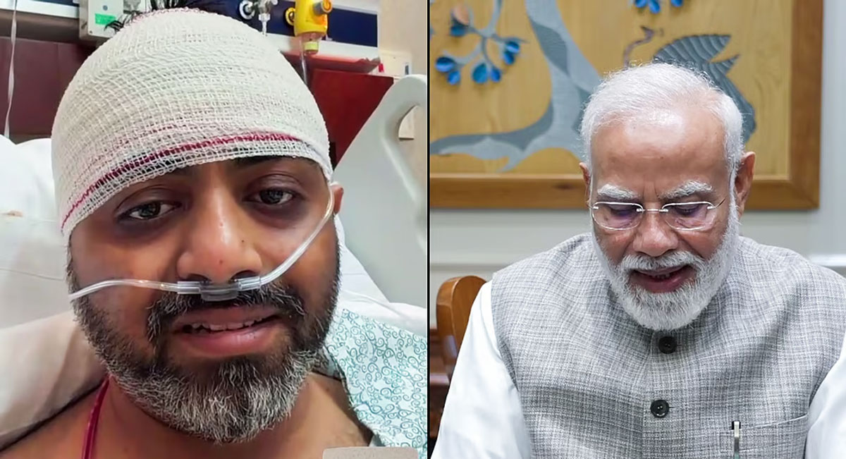 भारतीय प्रधानमन्त्री मोदीसँग पाइलट स्मितले भने- म ती मानिसहरूलाई मर्न दिन सक्दिनँथे